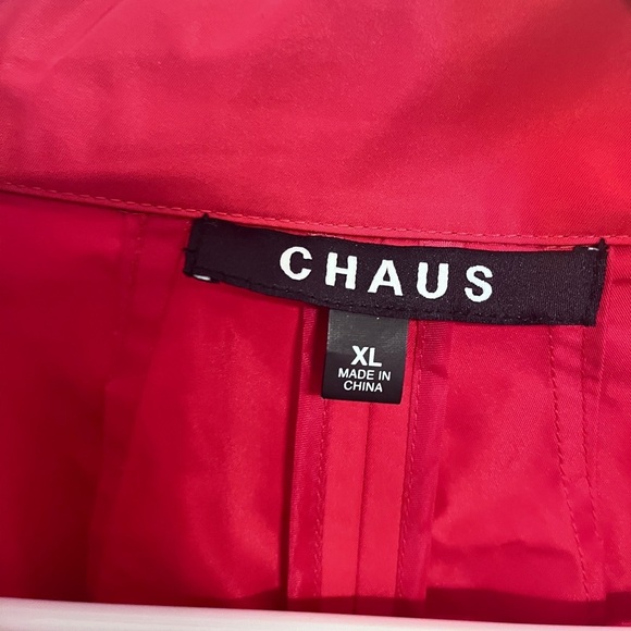 Chaus Woman's Red Jacket Size XL - Picture 6 of 15